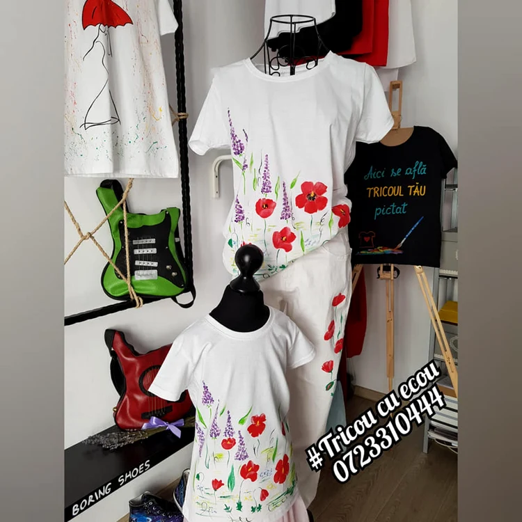 tricou cu ecou