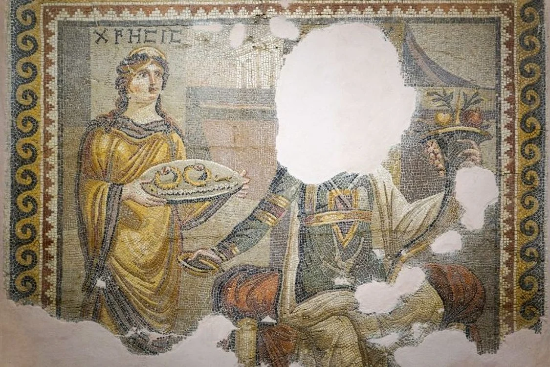 Mozaicul Khresis (© Muzeul de Arheologie Hatay Necmi Asfuroğlu)