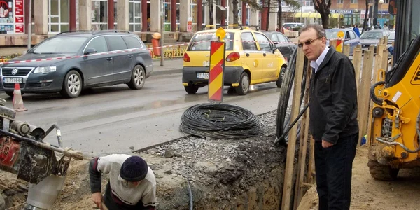 Inspecție pe strada Isaccei