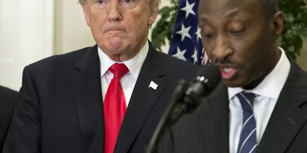 Donald J. Trump Kenneth Frazier foto epa
