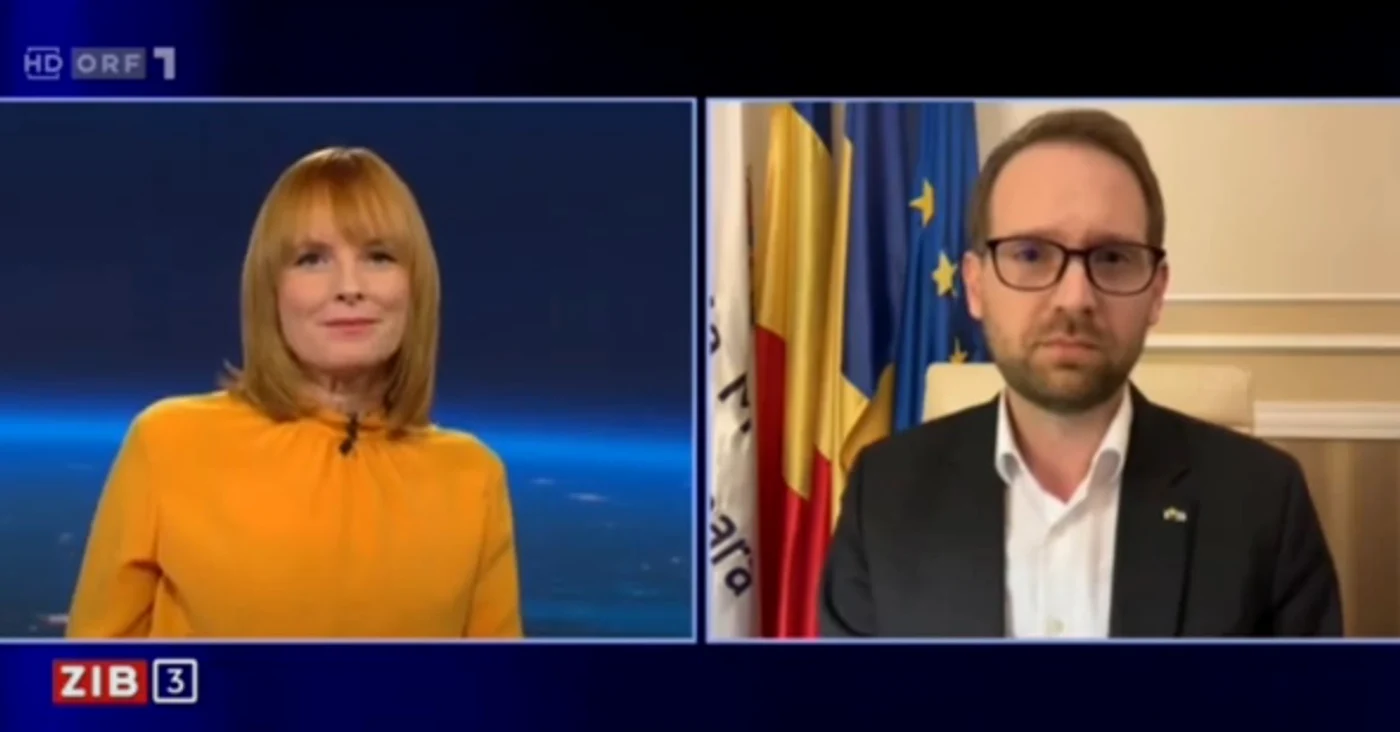 Dominic Fritz la ORF FOTO captură video