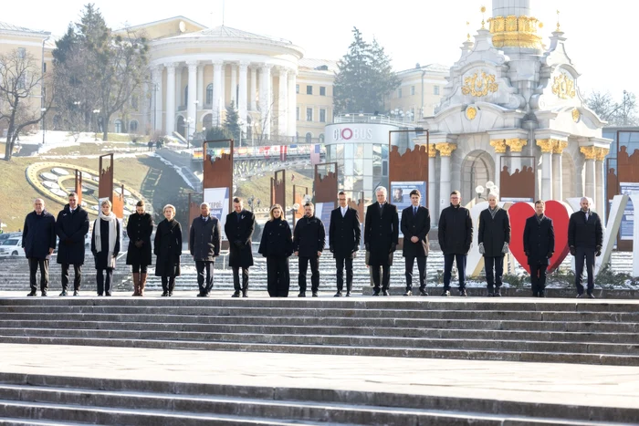 Liderii europeni marchează cea de-a 3-a aniversare a invaziei ruse FOTO Profimedia