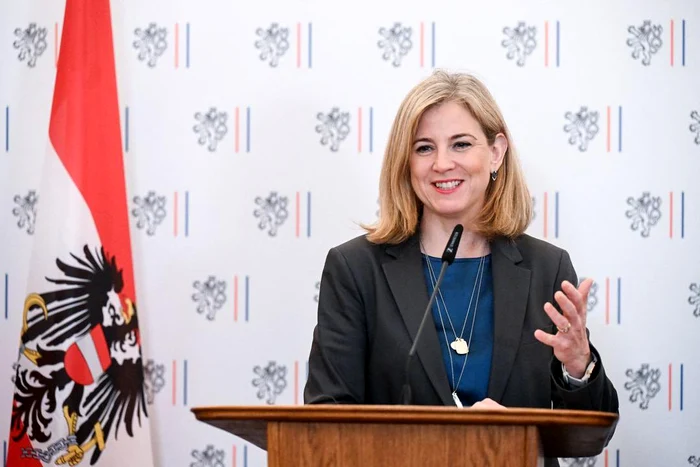 Beate Meinl-Reisinger, șefa diplomației austriece/FOTO:X