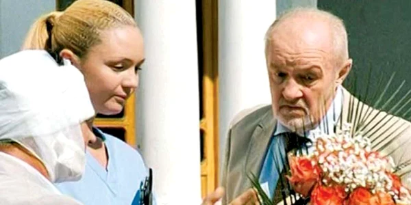 Gloria şi Vladimir Găitan, într-o scenă din „Ultimul corupt din România“   