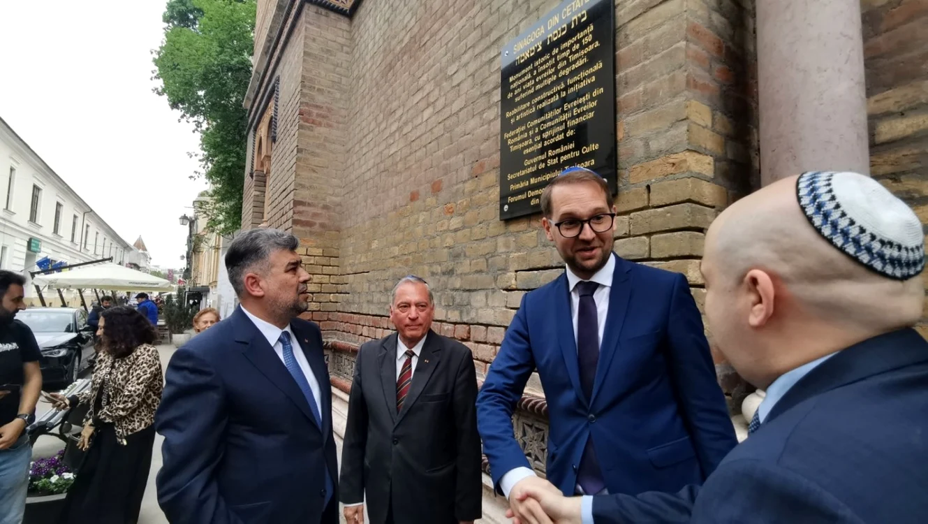 Reinaugurarea Sinagogii Cetate din Timişoara FOTO Ş.Both