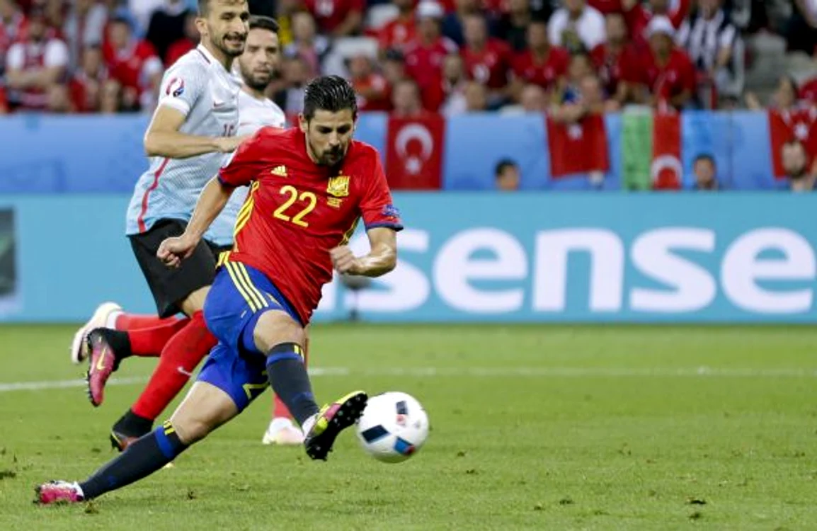 
    Nolito a marcat al doilea gol contra TurcieiFoto: AP  