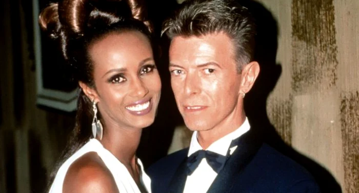 Iman
& David Bowie. Foto: Getty