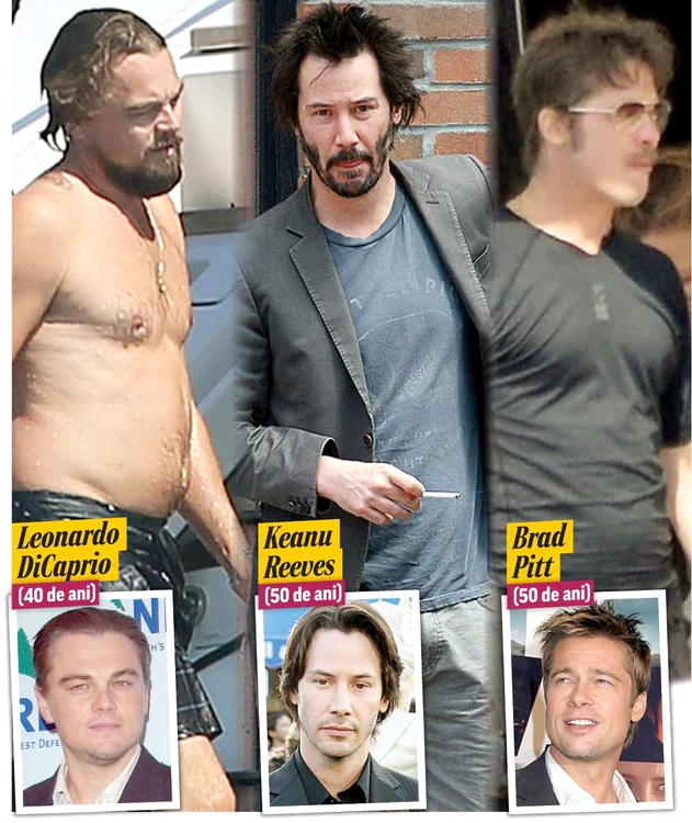 Cei mai seducători actori de la Hollywood sunt astăzi doar nişte bărbaţi aflaţi la vârsta a douaFoto: Guliver/Splashnews/Hepta/Photoland/Wenn