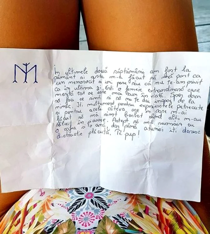 Maria a dezvăluit pe rețelele sociale ce i-a transmis Bogdan după terminarea filmărilor