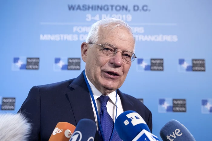 Reprezentantul de politica externa al UE, Josep Borrell, a anuntat ca blocul comunitar respinge planul de pace pentru Orientul Mijlociu al preşedintelui american Donald Trump FOTO EPA-EFE