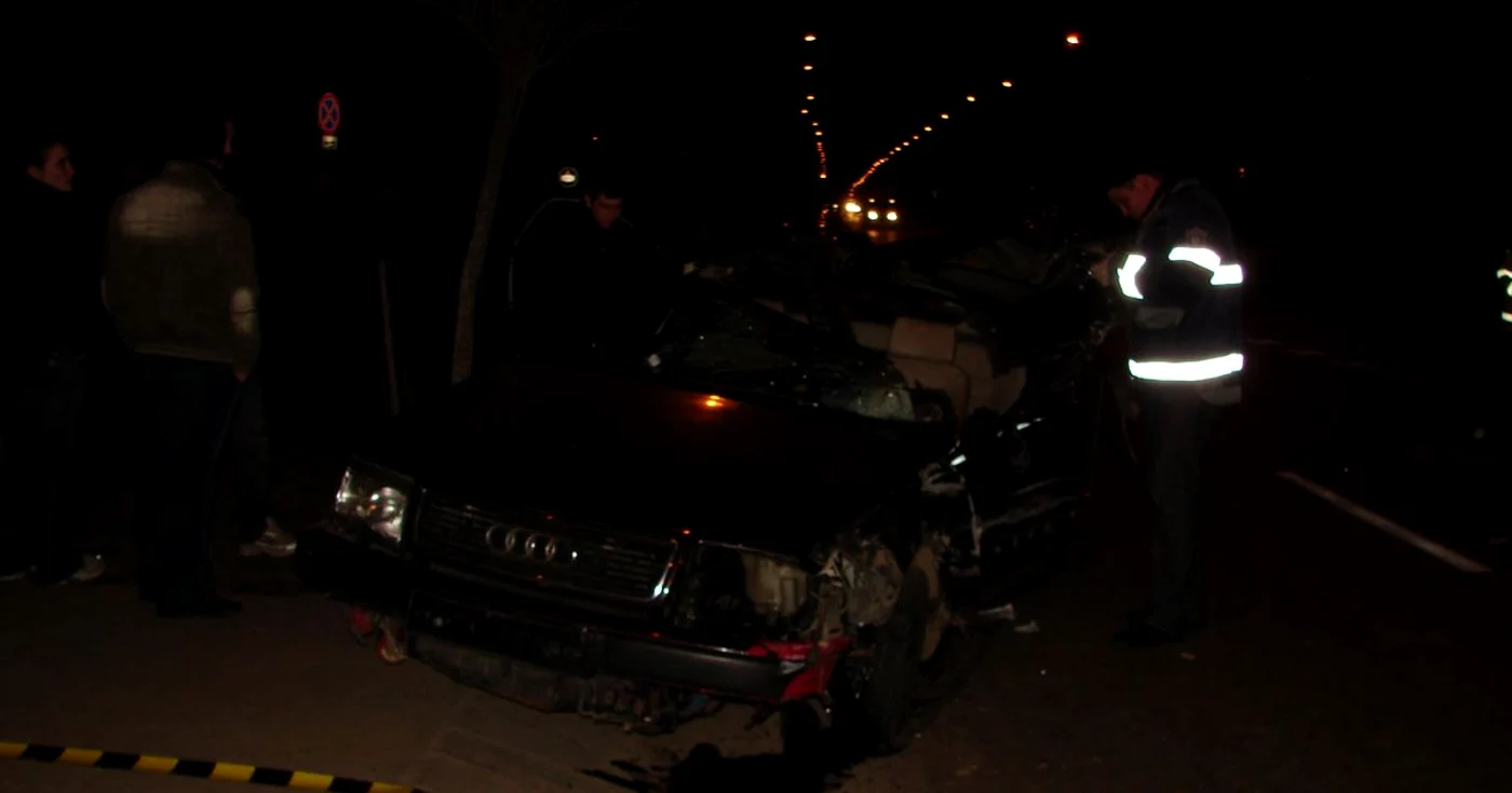 Accident pe strada Corneliu Coposu 