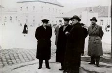 Gheorghe Gheorghiu-Dej și Nicolae Ceaușescu, vizită la Cluj (© „Fototeca online a comunismului românesc”, cota: 4/1960)