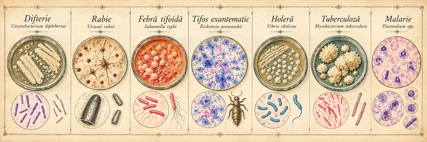 Planșa bolilor microbiene