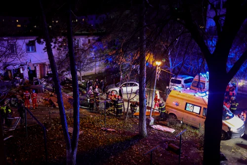 Explozie într-un apartament din Buftea/FOTO: Inquam Photos/Octav Ganea