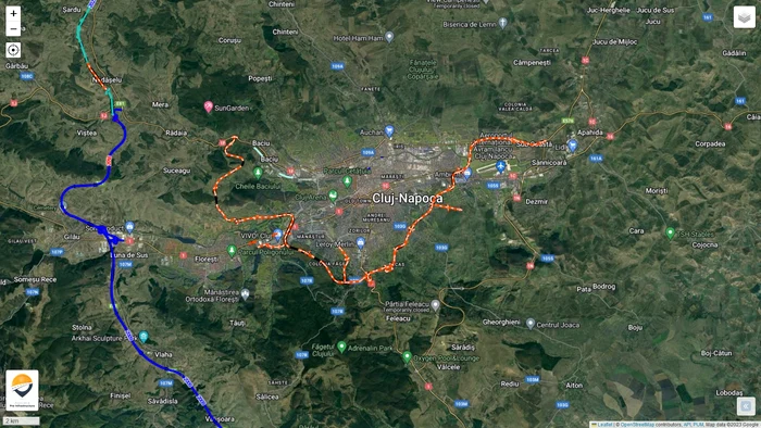 Harta Centurii metropolitane.