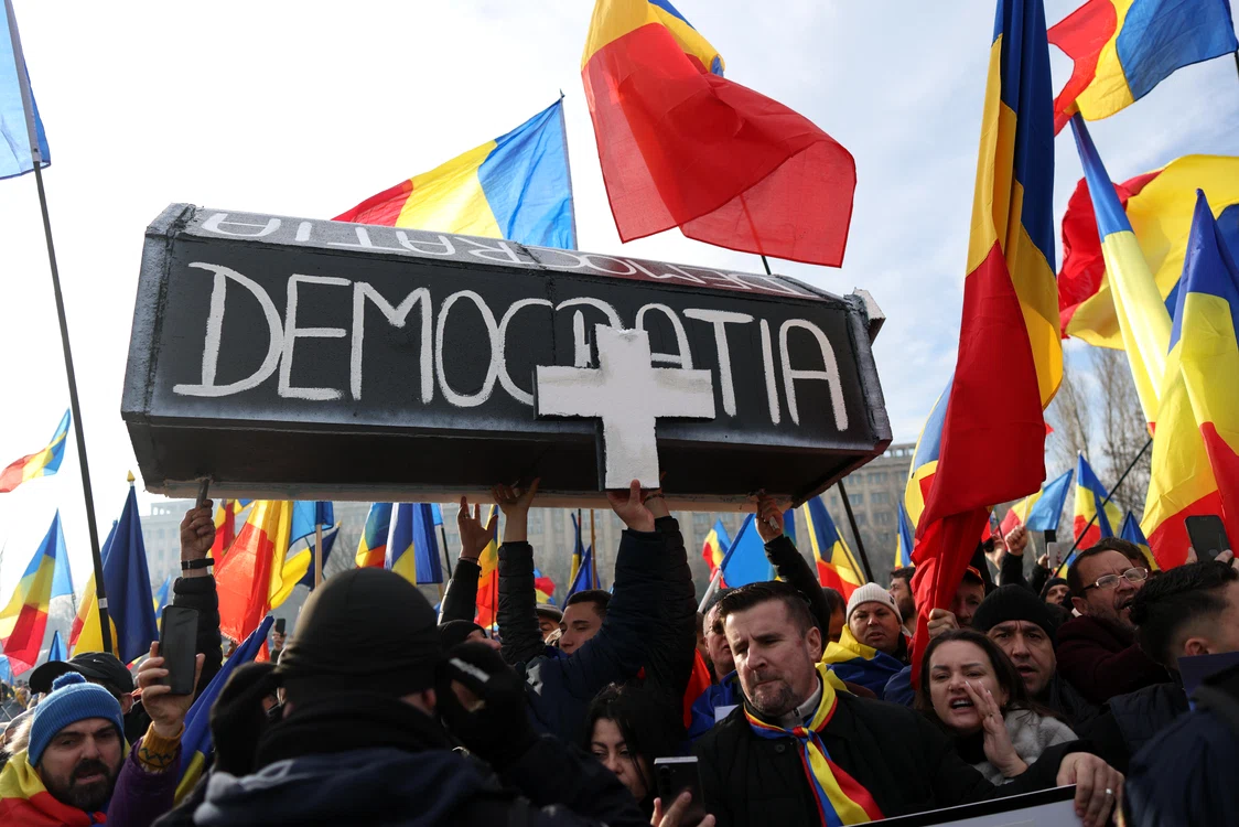 Discursul a fost lăudat de Călin Georgescu și șeful AUR FOTO Inquam Photos 