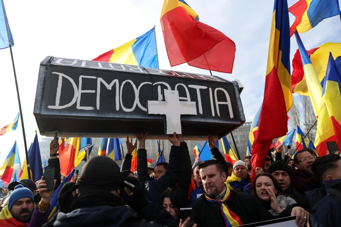Discursul a fost lăudat de Călin Georgescu și șeful AUR FOTO Inquam Photos 