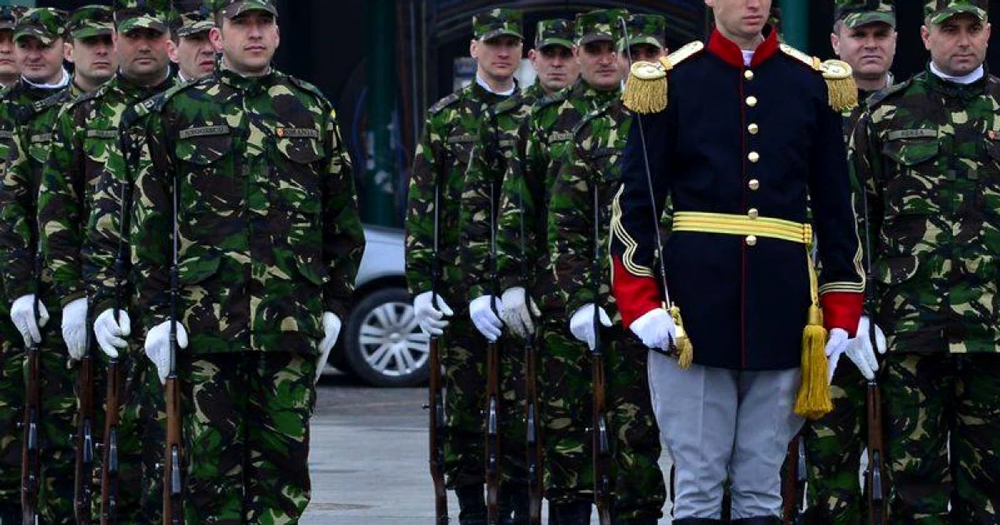 Exerciţiul de Drill-Team din Piaţa Unirii