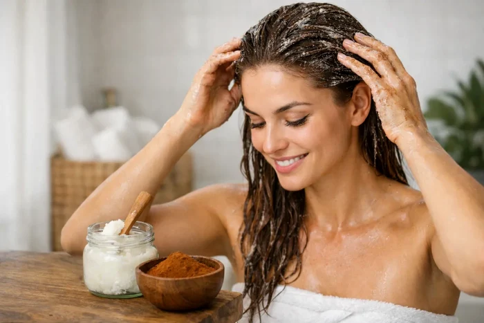 Mască de casă pentru creșterea rapidă a părului. 