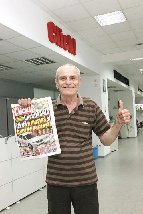 
    Gheorghe Preda a câtigat 5.000 de lei cu ziarul preferatFoto: Click!  