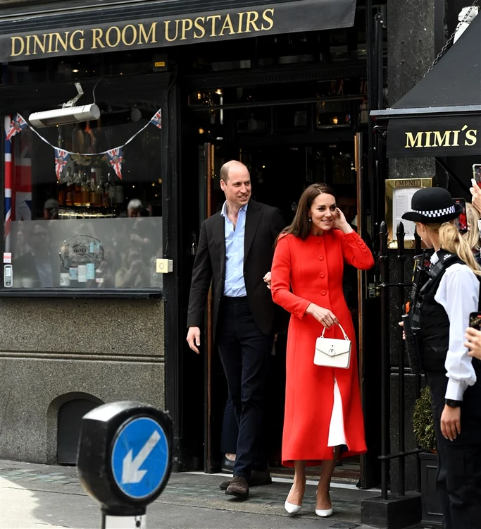 William și Kate au vizitat un bar din Soho, Londra. FOTO: EPA-EFE