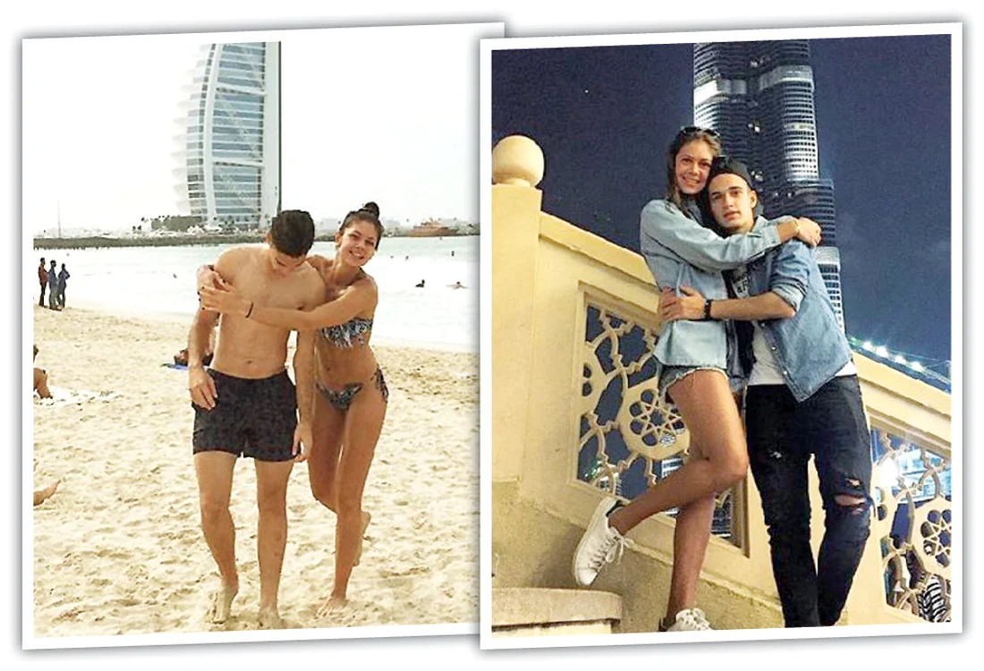 Andreea şi Alexandru s-au distrat de minune în Emirate
