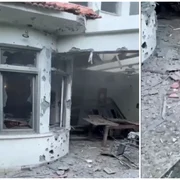 Fragmente de rachete au căzut pe o casă din Ierusalim după atacuri lansate din Iran FOTO colaj X