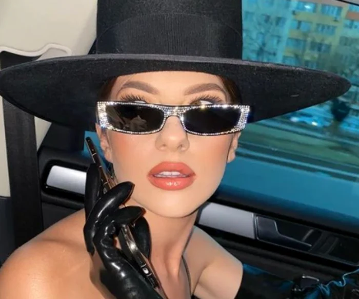 Lidia Buble, într-un costum de latex pe Instagram Foto: Arhivă personală