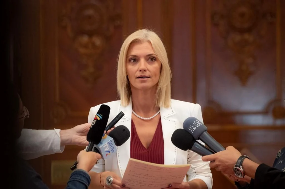 Alina Gorghiu, președinta interimară a Senatului FOTO: Arhivă