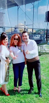 Veronica Măgureanu și Leonard Petcu, în perioada în care se înțelegeau bine. Sursă: Facebook