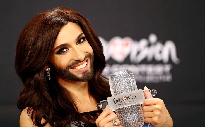 Conchita Wurst a câştigat concursul din 2014 @profimediaclickpentrufemei.ro