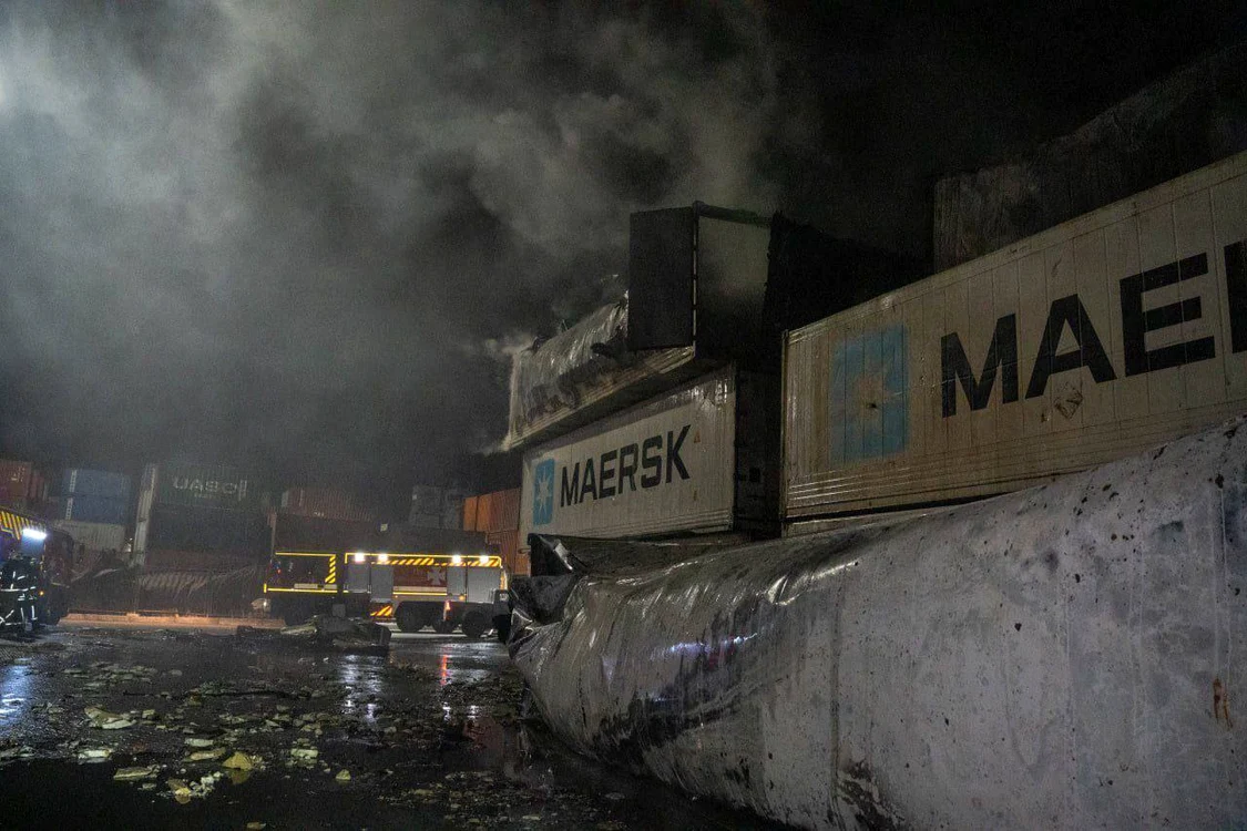 Atac rusesc asupra portului din Odesa/FOTO:X