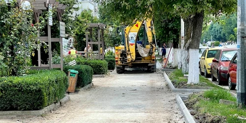 calarasi modernizare la parcul florilor Foto faceb/PMC