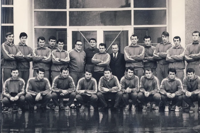 Naţionala de handbal masculil din 1970. Foto: Wikipedia
