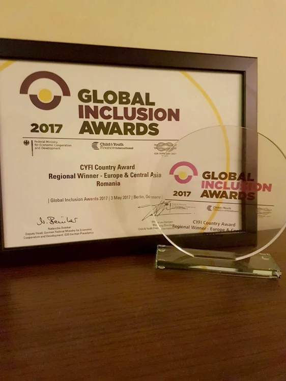 Premiu pentru România pentru educaţie financiară la Global Inclusion Awards