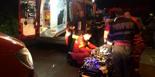 accident SMURD tren Galati 1