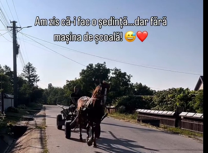 Instructor devenit viral după ce a predat o oră de condus dintr-o căruță: „Să facem o întoarcere aici, din trei sau cinci mișcări”