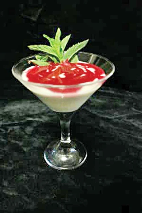 Panna cotta cu iaurt