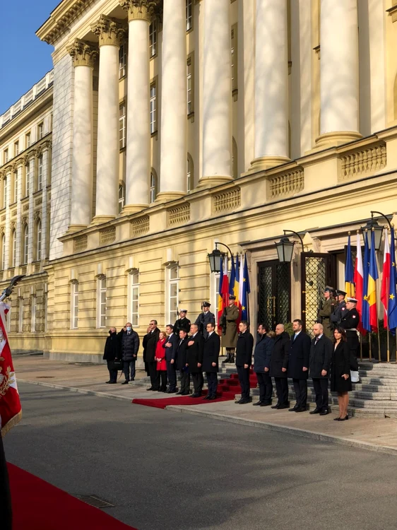 Delegatie Nicolae Ciuca la Varsovia FOTO Andreea Ghiorghe