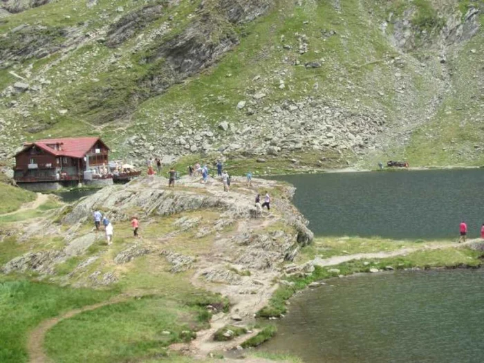 La Balea Lac temperaturile maxime ajung la 10 grade iar cele minime, la 0 grade - Foto arhiva Adevărul