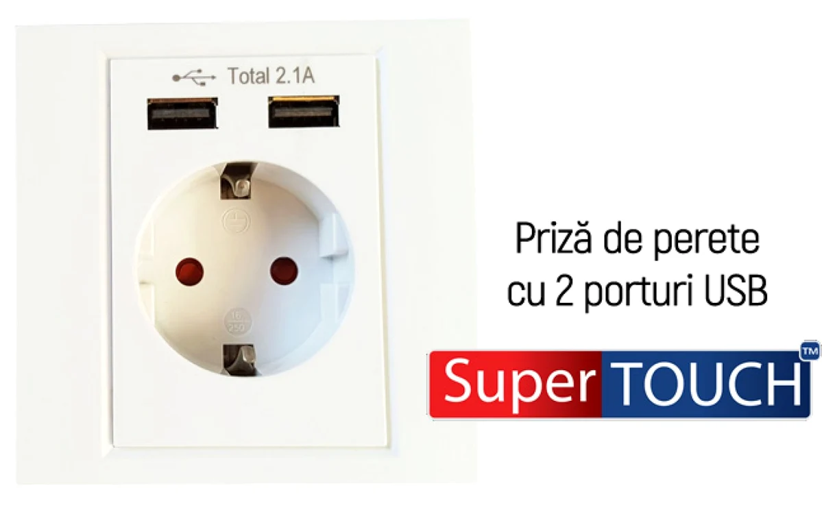super touch priza cu port usb