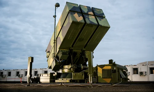 Sistem danez de apărare antiaeriană terestră NASAMS FOTO AFP