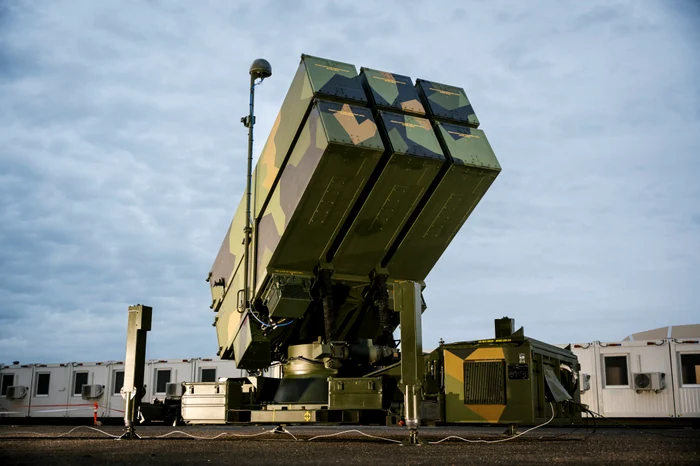 Sistem danez de apărare antiaeriană terestră NASAMS FOTO AFP