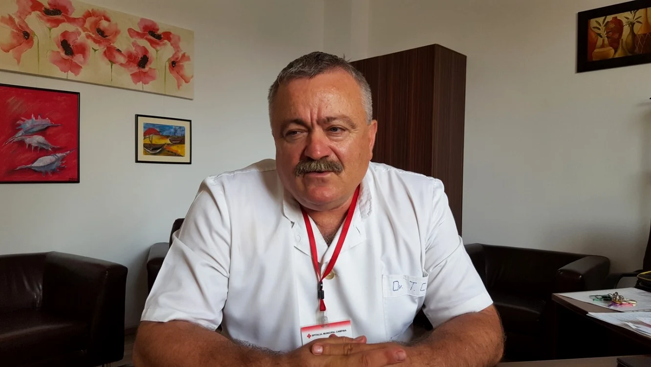 Dr. Călin Tiu, managerul Spitalului Câmpina -unitate suport COVID-19 din aprilie 2020 FOTO Diana F.