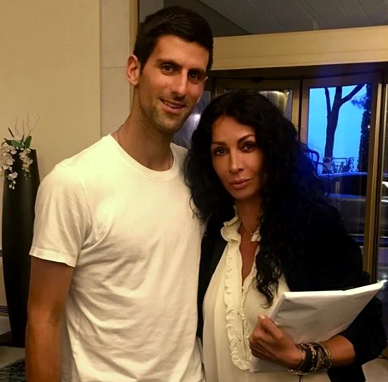 Novak Djokovic si Mihaela Radulescu jpeg