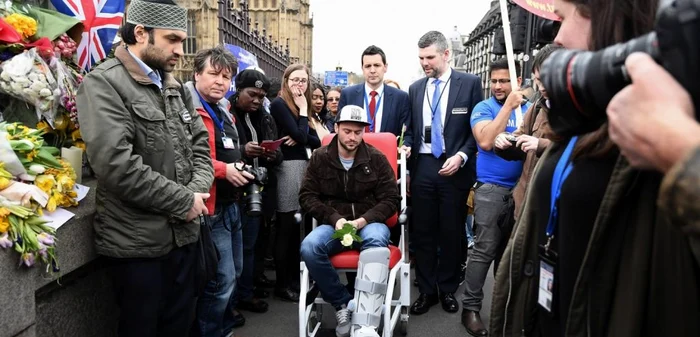 Andrei Burnaz, adus la ceremonia de pe Podul Westminster Sursa foto Guliver / Getty Images