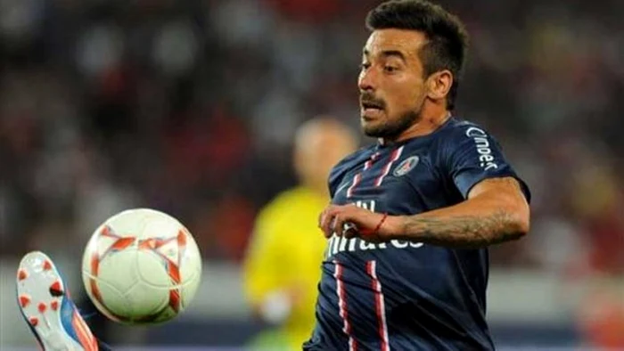 Ezequiel Lavezzi, marcatorul lui PSG în meciul cu Valencia FOTO Reuters