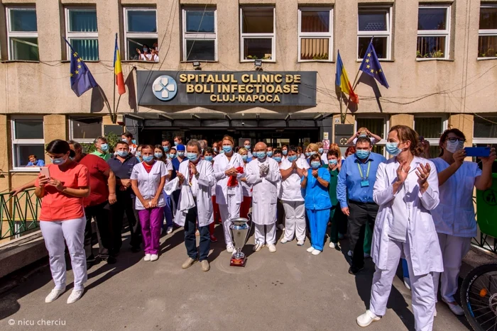 Cadrele medicale de la Spitalul Clinic de Boli Infecţioase Cluj vor fi recompensate de CJ Cluj.