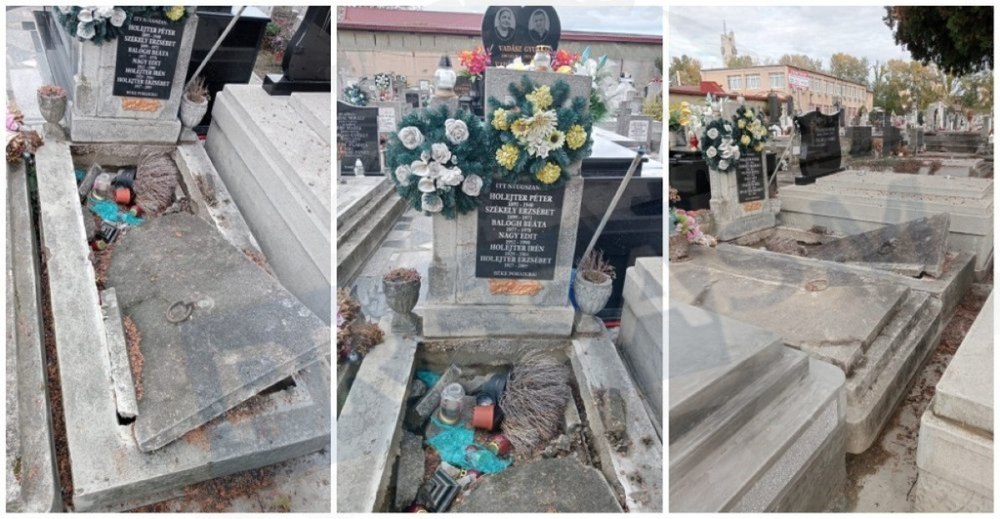 Stupoarea unui bărbat care a mers să aprindă o lumânare, dar a găsit cavoul familiei vandalizat şi folosit ca depozit de gunoaie