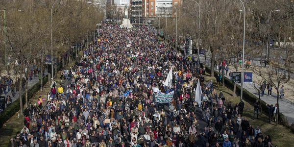 Manifestații la Madrid pentru susţinerea sistemului public de sănătate FOTO Profimedia 